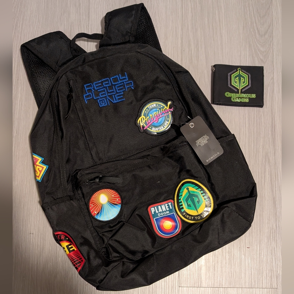 NWT ✨ Ready Player One Backpack & Wallet